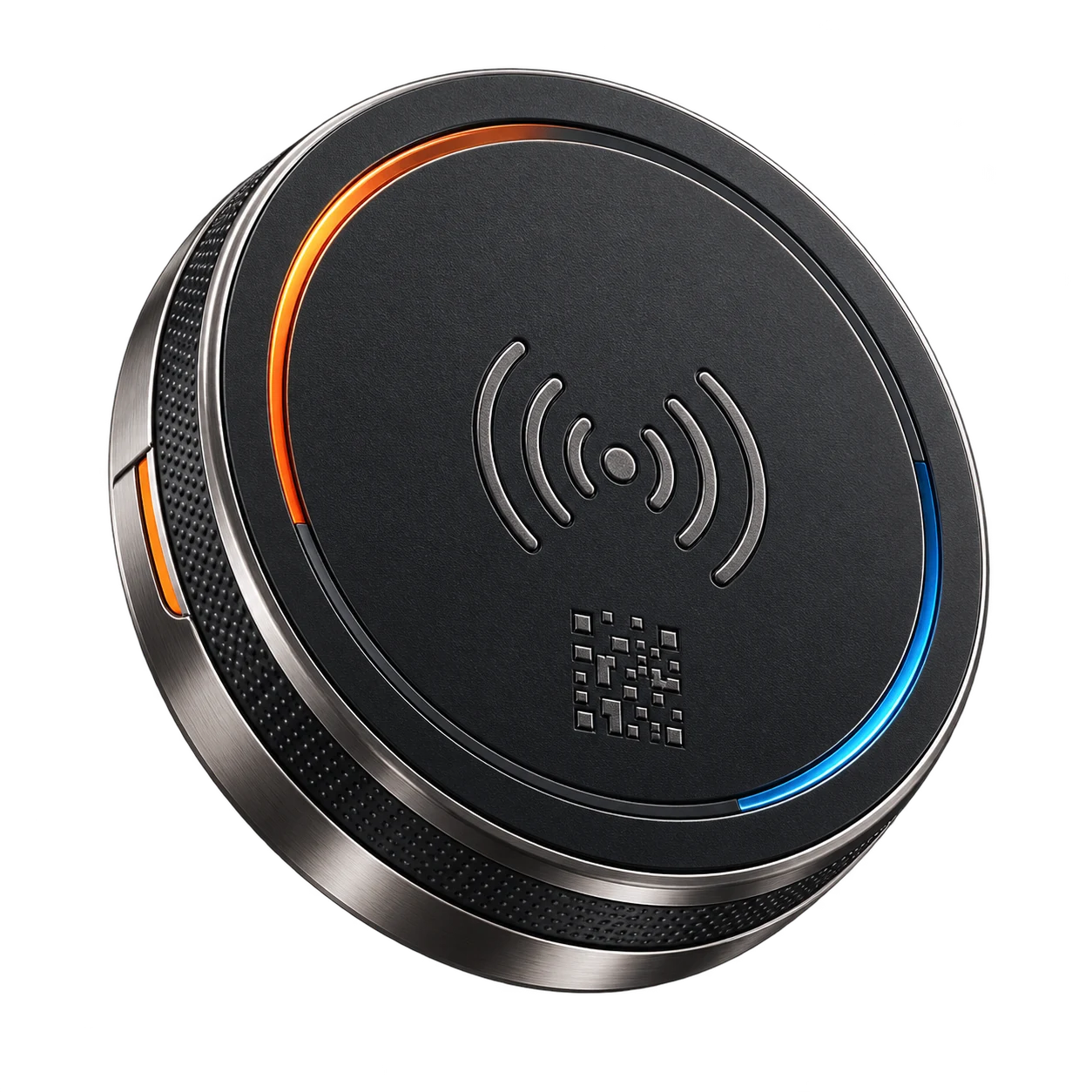 Detalle conceptual de un dispositivo inteligente con tecnología NFC